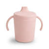 Copo didático com asas Blush da Mushie 1