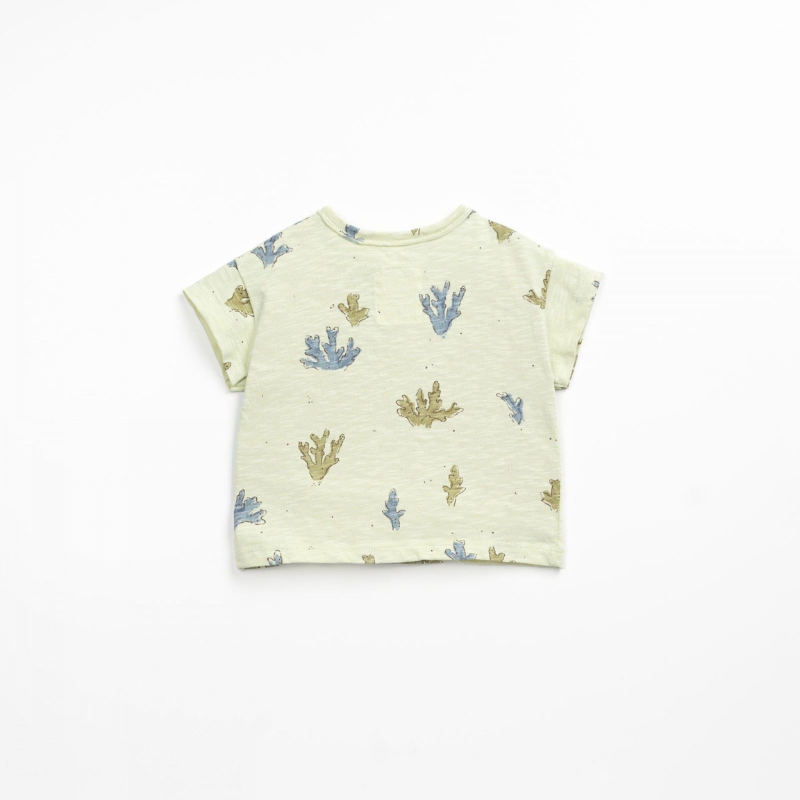 T-shirt com  Corais Verde da Play Up 2