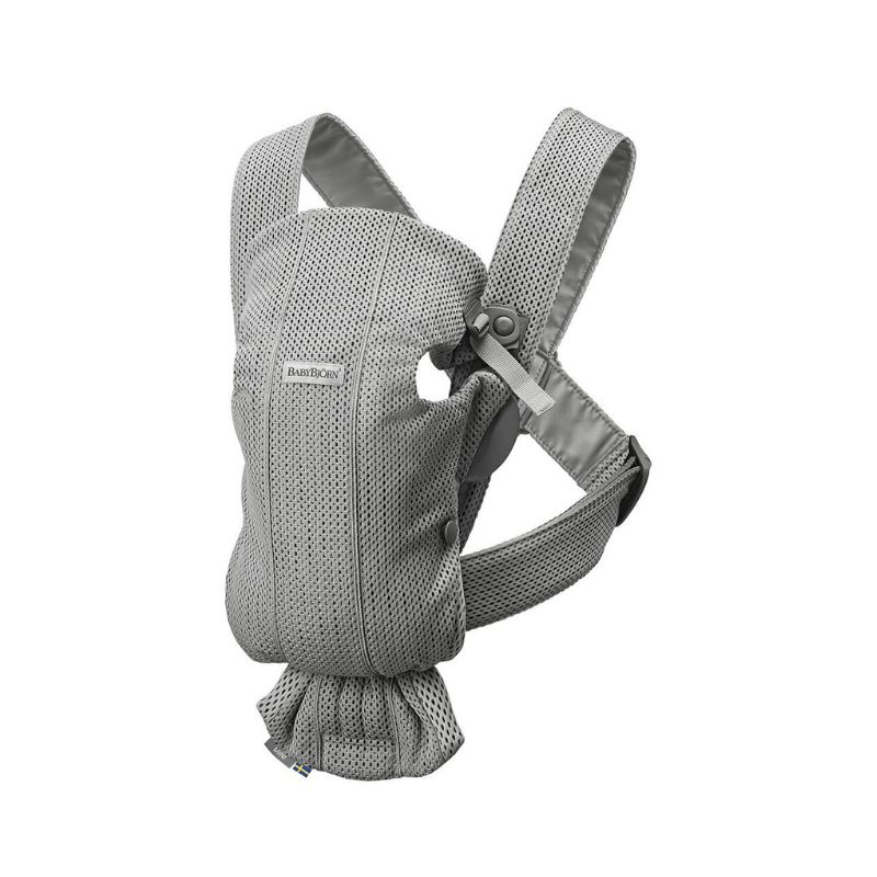 Porta bebés Mini Mesh Grey da Babybjorn 2