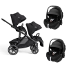 Carrinho duplo Versiti da Joie Eclipse pebble  360º Pro Black da Maxi Cosi 1