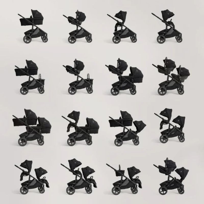 Carrinho duplo Versiti da Joie Sandstone pebble  360º Pro Truffle da Maxi Cosi 11