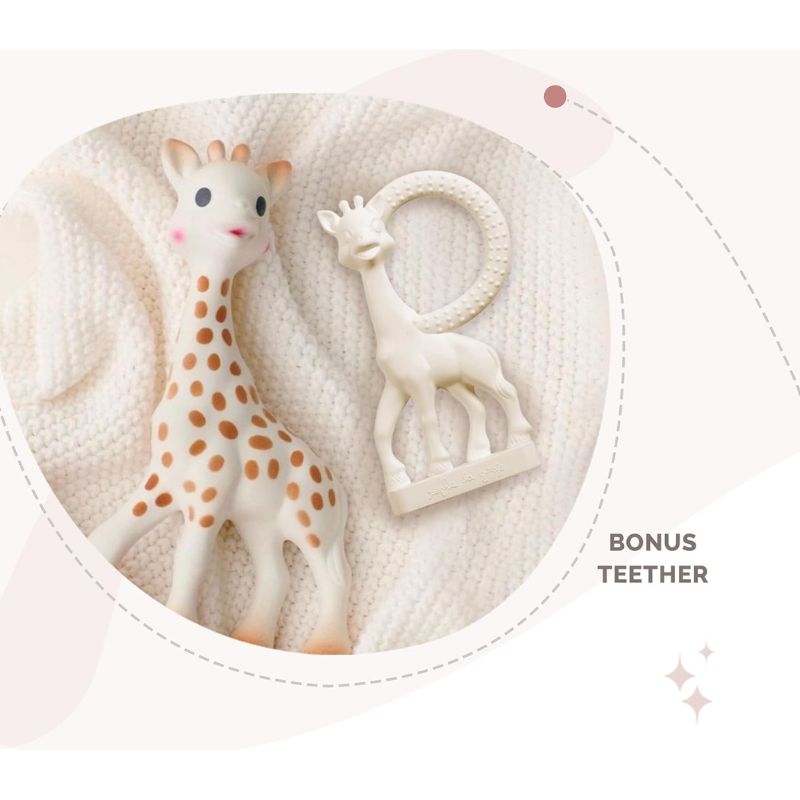 Brinquedo de bebé e anel de dentição Girafa Sophie 3