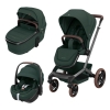 Carrinho Fame + alcofa + Pebble 360º Pro 2  Twillic Green da Maxi Cosi 1