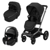 Carrinho Fame + alcofa + Pebble 360º Pro 2 Twillic black da Maxi Cosi 1