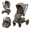 Carrinho Fame + alcofa + Pebble 360º Pro 2 Twillic Truffle da Maxi Cosi 1