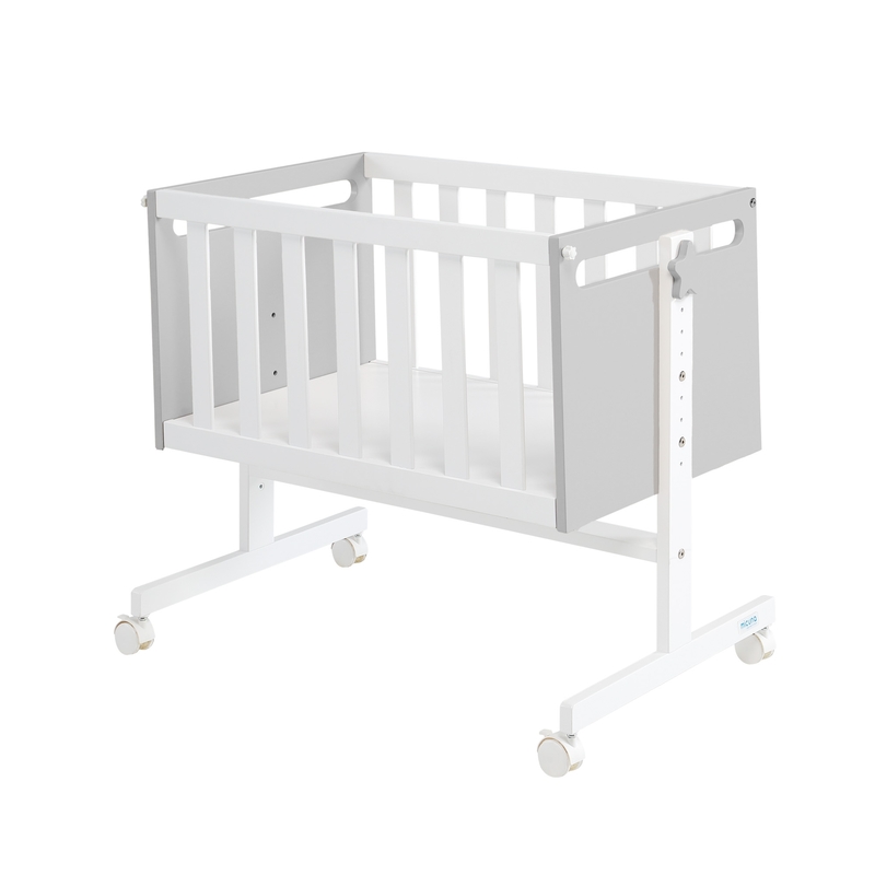 Berço You and Me Branco Cinza