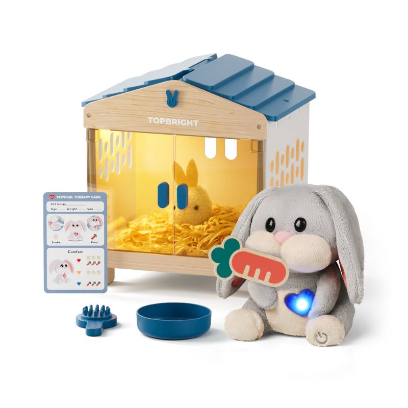 Brinquedo de aprendizagem Care Pets - Mummy Bunny Da Topbright 1