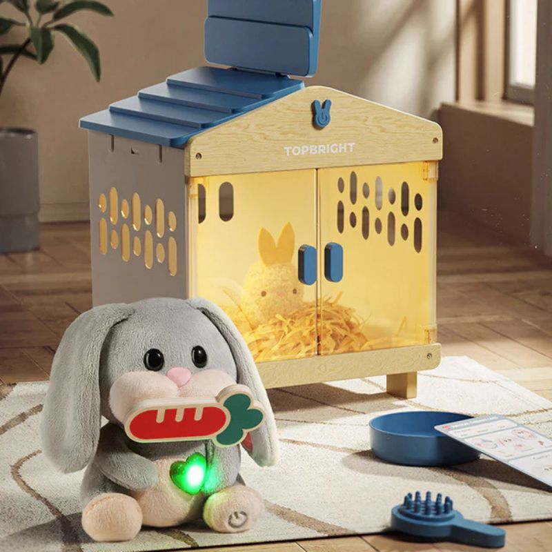 Brinquedo de aprendizagem Care Pets - Mummy Bunny Da Topbright 2