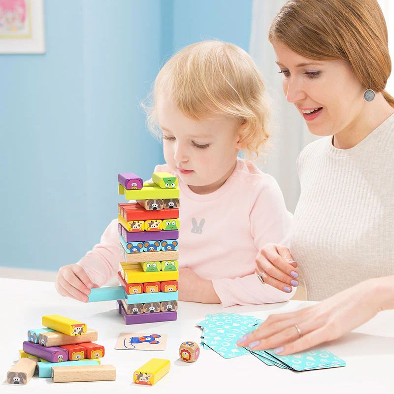 Torre empilhável de madeira da Topbright 4