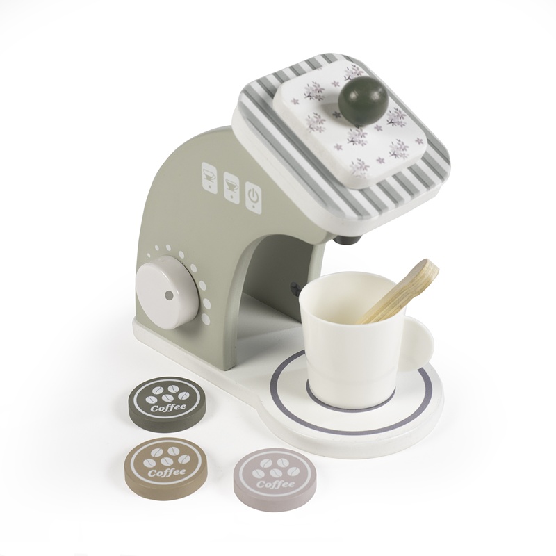 Cafeteira de Madeira Botton Verde da Walking Mum 1