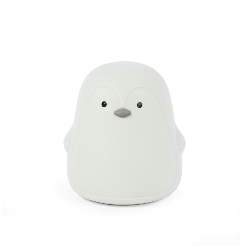 Luz de Presença em Silicone Pinguim Branco da Walking Mum 1