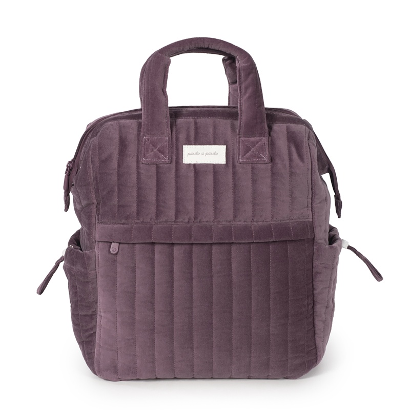 Mochila Cherry Velvet Bordeaux da Pasito a Pasito 1