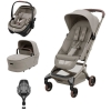 Fame e alcofa cabin coral slide pro Saphire Sand e base familyfix slide pro da Maxi Cosi 1