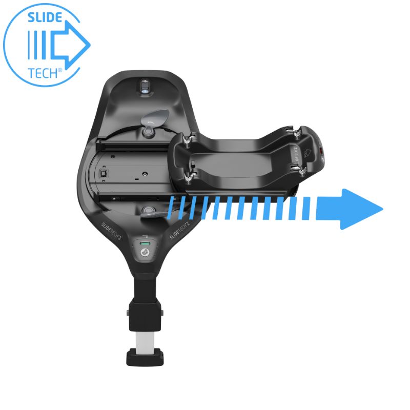 Fame e alcofa cabin coral slide pro Saphire Sand e base familyfix slide pro da Maxi Cosi 5