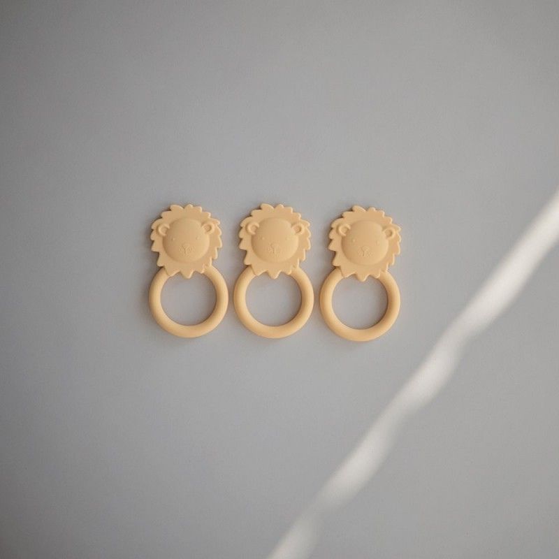 Mordedor de silicone Leão da Mushie 3