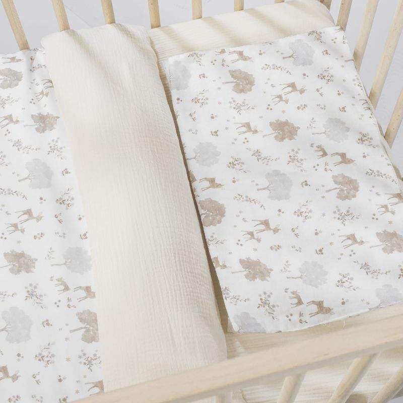 Conjunto de Cama de 120x60 Nara Bege da Pasito a Pasito 1