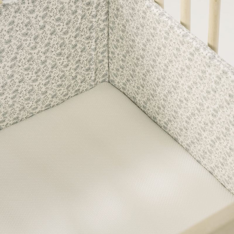 Protetor de Berço 120x60 Gala Mint da Walking Mum 3 Protetor de Berço 120x60 Gala Mint da Walking Mum 3