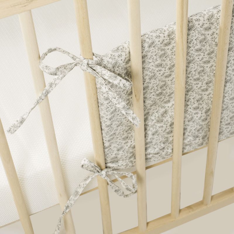 Protetor de Berço 120x60 Gala Mint da Walking Mum 4 Protetor de Berço 120x60 Gala Mint da Walking Mum 4