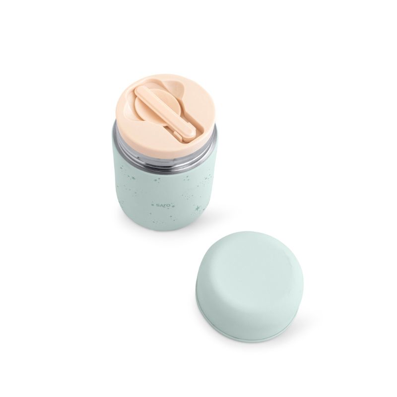 Termos para sólidos 300ml verde da Saro 2