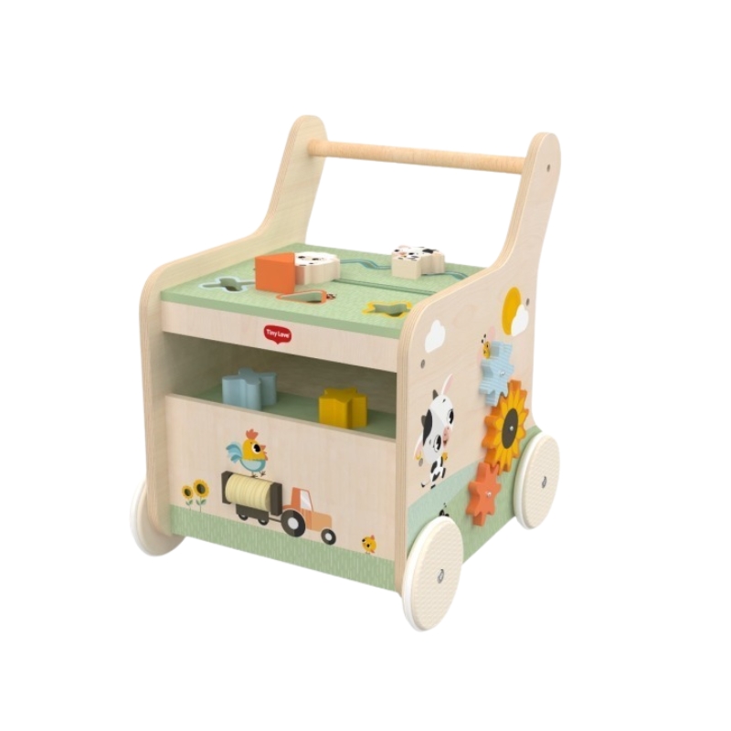 Andador de Madeira com Atividades da Tiny Love 1