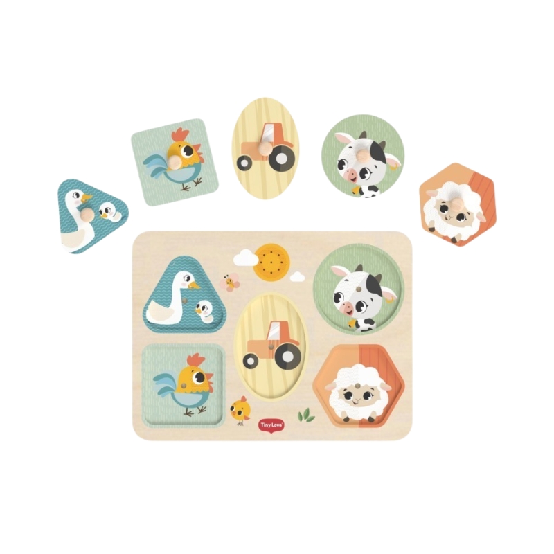 Puzzle Musical de Madeira Farmers da Tiny Love 3