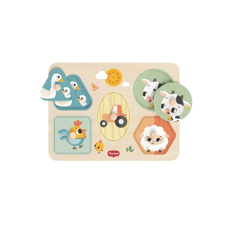 Puzzle Musical de Madeira Farmers da Tiny Love 4