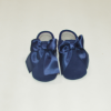 Os Mocassins Laço para bebé menina Marinho 1