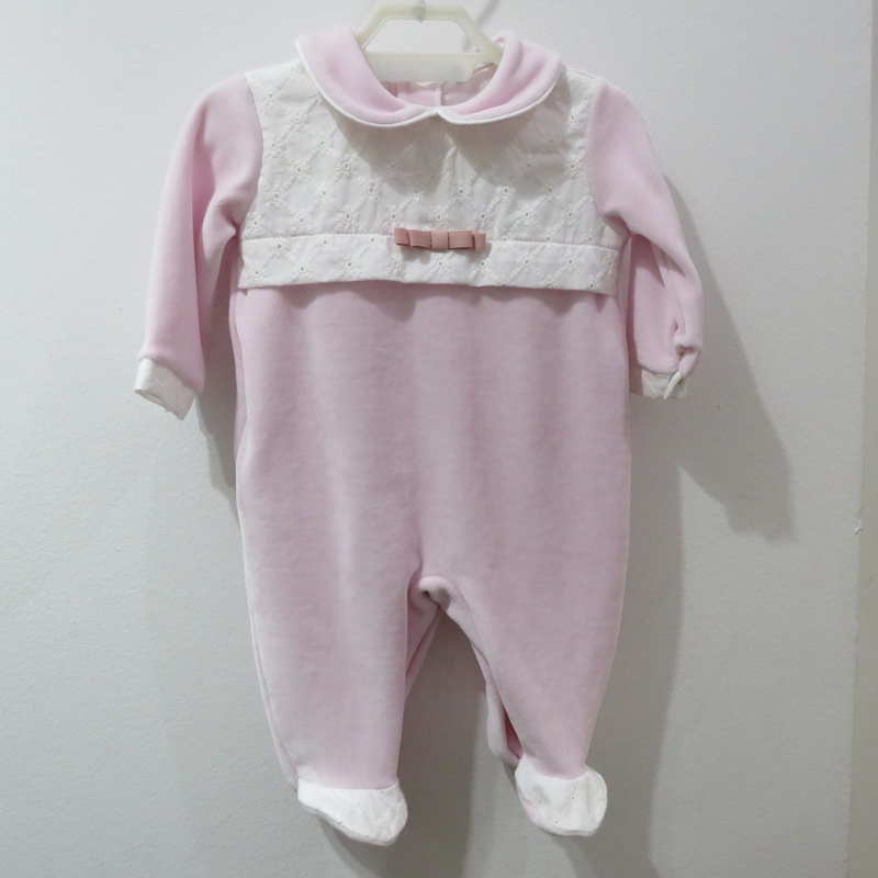 Babygrow laminado Romantic2 da Pim Pam Pum Rosa 1