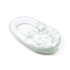 Ninho para bebé Cocoon Leaves Aqua Green da Doomoo 1