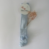 Collants lisos com Pompons Azul Bebé da Meia Pata 1