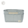 Necessaire Ilove Vichy verde da Walking Mum 1
