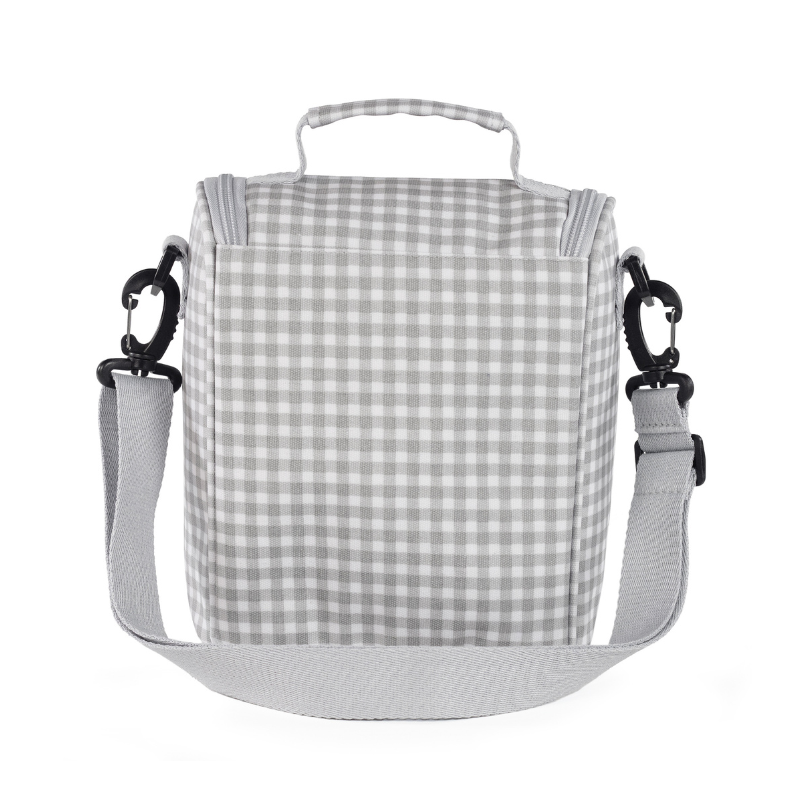 Lancheira I Love Vichy Cinza da Walking Mum 4